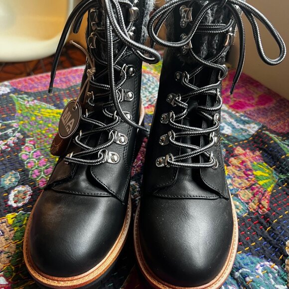 Chunky Black Mia Boots - Size 7, Never Worn - Picture 5 of 7